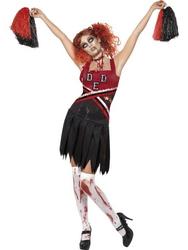 View Item Ladies' Zombie Cheerleader Halloween Fancy Dress Costume