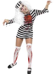 View Item Ladies' Zombie Convict Halloween Fancy Dress Costume
