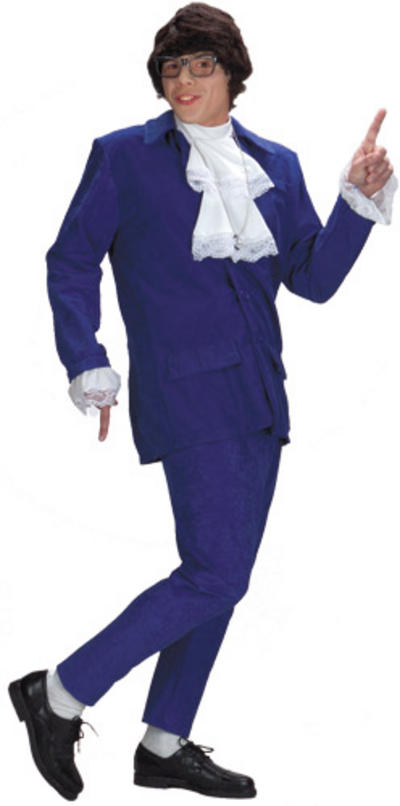 Men's Austin Powers Fancy Dress Costume