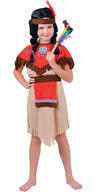 View Item Girl's Native Indian Fancy Dress Costume