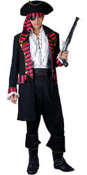 View Item Men's Deluxe Swashbuckler Pirate Fancy Dress Costume