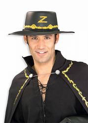 View Item Adult's Deluxe Zorro Hat
