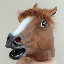 View Item Adult's Brown Horse Mask
