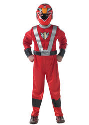 View Item Boys Red Muscle Power Ranger Costume