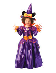 View Item Girl's Disney Minnie Mouse Witch Halloween Fancy Dress Costume