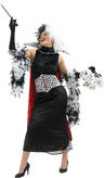 View Item Ladies' Disney Cruella Deville Fancy Dress Costume