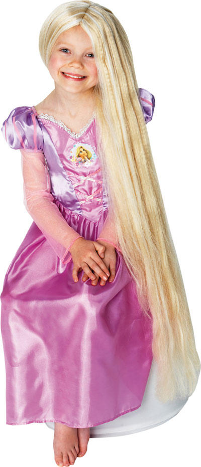 View Item Girl's Disney Tangled Rapunzel Glow in The Dark Wig