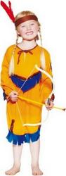 View Item Girl's Wild Western Indian Fancy Dress Costume