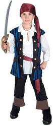 View Item Boy's Pirate King Fancy Dress Costume