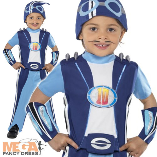 Sportacus Boys Fancy Dress TV Lazy Town Kids Child Costume Ages 3,4,5,6,7,8,9 eBay