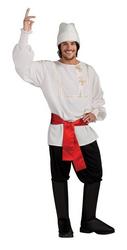 View Item Men's White Russian Fancy Dress Costume