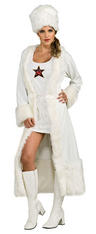 View Item Ladies' White Russian Fancy Dress Costume