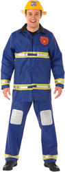 View Item Men's Fireman Fancy Dress Costume
