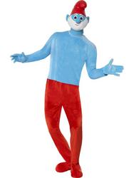 View Item Men's Deluxe Papa Smurf Fancy Dress Costume