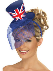 View Item Ladies' Union Jack Mini Top Hat