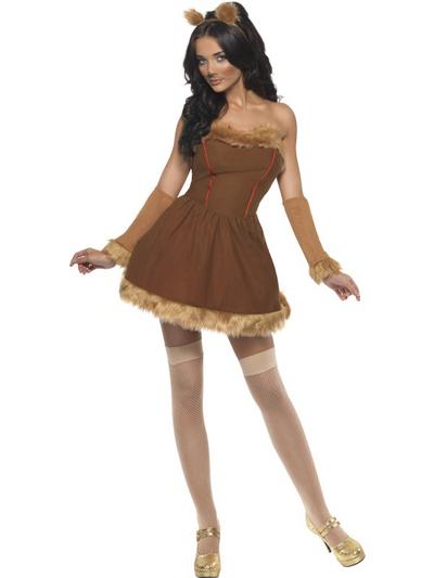 Ladies' Fever Queen of the Lions Fancy Dress Costume