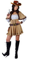 View Item Ladies' Cowgirl Sherrif Fancy Dress Costume
