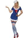 View Item Ladies' Fever Ahoy Sailor Fancy Dress Costume