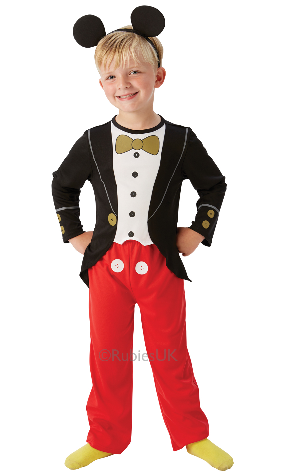 Mickey Mouse Tuxedo Ages 3 4 Boys Disney Character Fancy Dress Childs Costume eBay