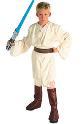 View Item Boys' Star Wars Deluxe Obi Wan Kenobi Fancy Dress Costume