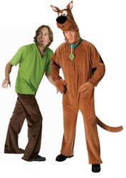 View Item Adult's Deluxe Scooby Doo & Shaggy Group Fancy Dress Costume