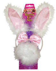 View Item Ladies Bunny Ears Fancy Dress Accessory