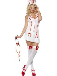 View Item Ladies' Fever Sexy Nurse Fancy Dress Costume