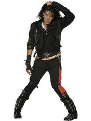 View Item Mens' Michael Jackson Bad Fancy Dress Costume