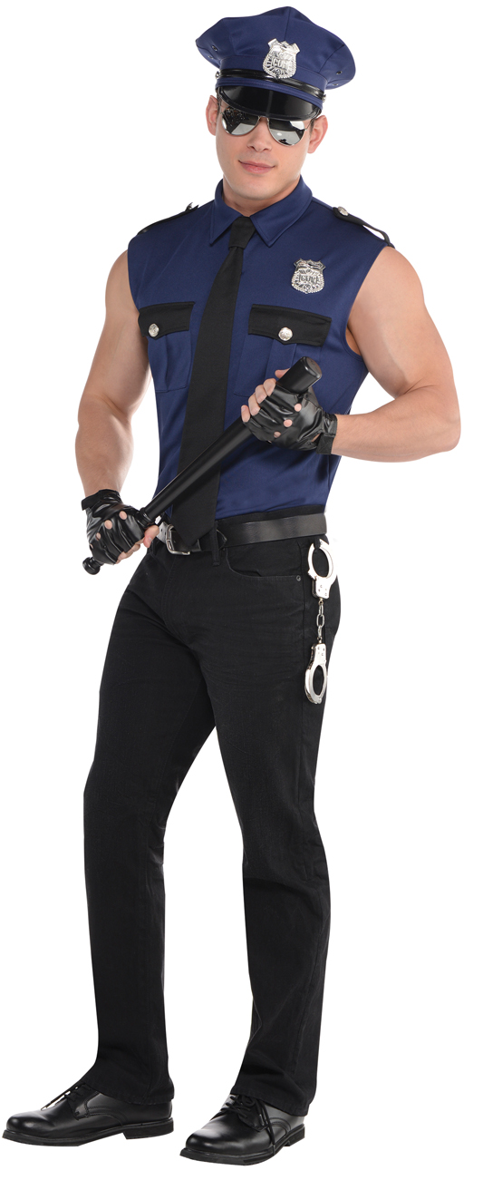 Sexy Policeman Mens Fancy Dress Cop Police Officer Stag Uniform Adults Costume Ebay