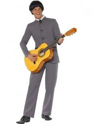 View Item Men's Fab Four Grey Suit Costume