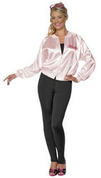View Item Deluxe Grease Pink Ladies Fancy Dress Costume
