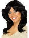 View Item Ladies 1970s Black Flick Wig