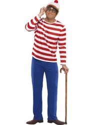 View Item Adults' Where's Wally Fancy Dress Costume