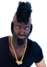 View Item Mens' Black Mohican Wig