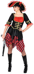 View Item Ladies' High Seas Buccaneer Pirate Fancy Dress Costume
