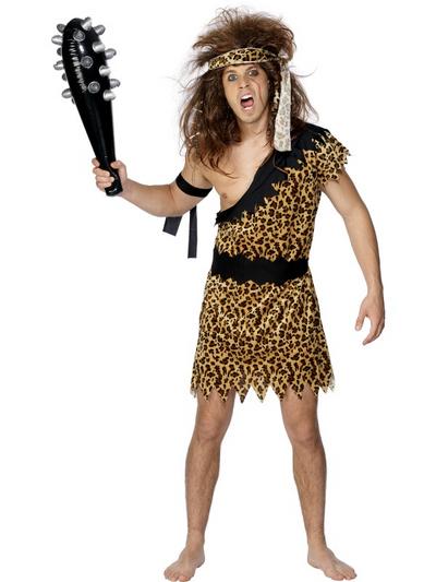 Mens' Caveman Fancy Dress Costume