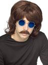View Item Mens' Brown Shag Wig
