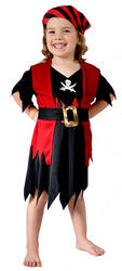 View Item Kids' Toddler Size Pirate Girl Fancy Dress Costume