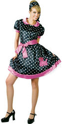 View Item Ladies' 1950s Bopper Girl Fancy Dress Costume