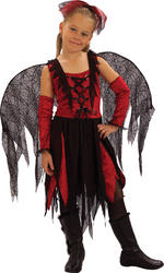 View Item Girls' Gothic Vampire Fairy Fancy Dress Costume