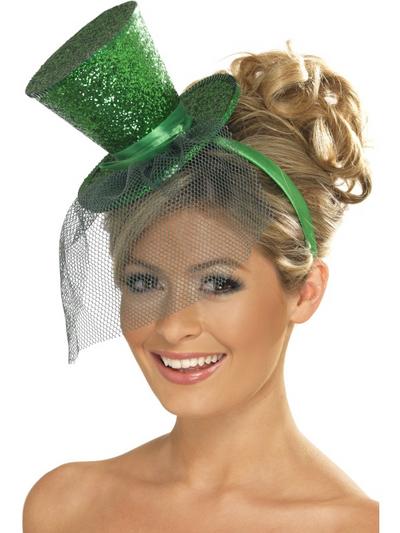 Fever Green Mini Top Hat