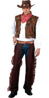 View Item Men's Western Cowboy Fancy Dress Costume