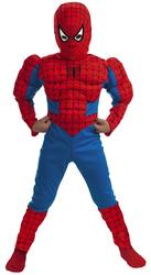 View Item Boy's Marvel Spiderman Deluxe Muscle Chest Fancy Dress Costume