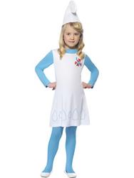 View Item Kids' Smurfette Fancy Dress Costume
