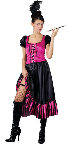 Ladies' Pink Western Saloon Girl Costume