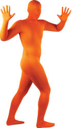 View Item Adult Orange Skinz Bodysuit