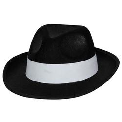 View Item Black Gangster Hat Accessory