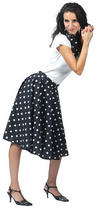View Item Ladies' Black 1950s Rock N Roll Costume