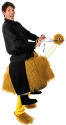 View Item Adults' Emu Ostrich Rider Fancy Dress Costume