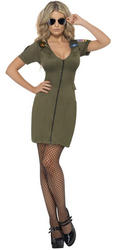 View Item Ladies' Sexy Top Gun Fancy Dress Costume
